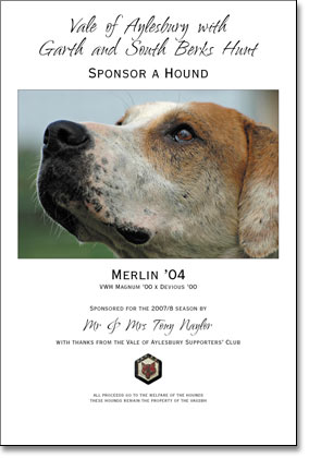sponsor a hound certificate image